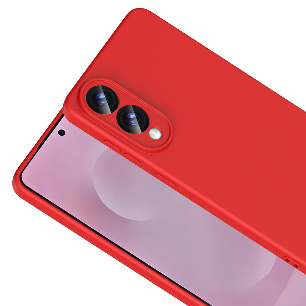 Galaxy S25 Edge Case Zore Mara Launch Cover Red