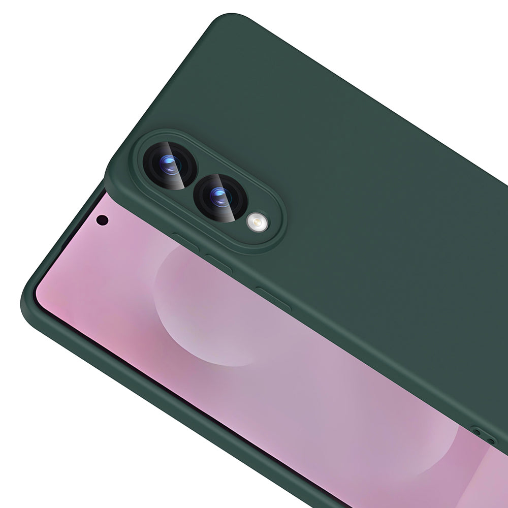 Galaxy S25 Edge Case Zore Mara Launch Cover Dark Green