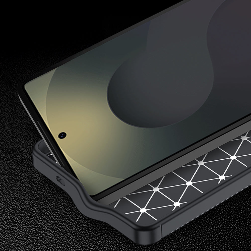 Galaxy S25 Edge Case Zore Negro Silicone Cover Black