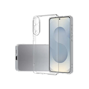 Galaxy S25 Edge Kılıf Zore Süper Silikon Kapak Şeffaf