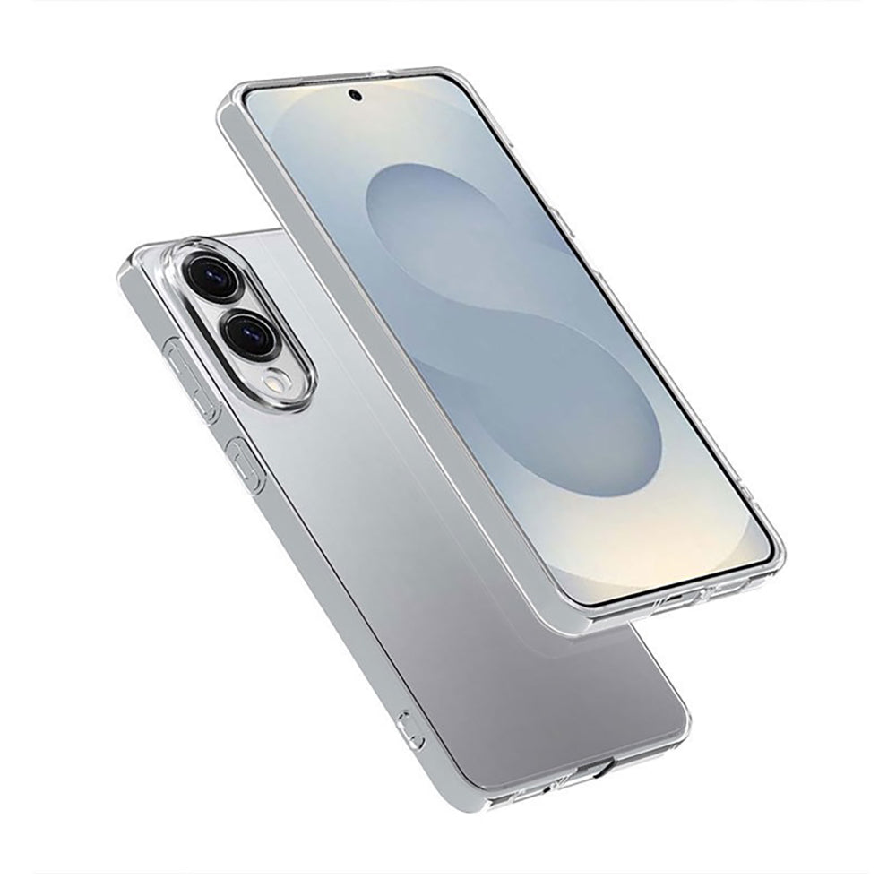 Galaxy S25 Edge Case Zore Super Silicone Cover Transparent