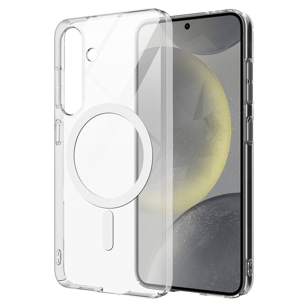 Galaxy S25 FE Case Camera Protection M-safe Hard PC Zore Porto Cover Transparent