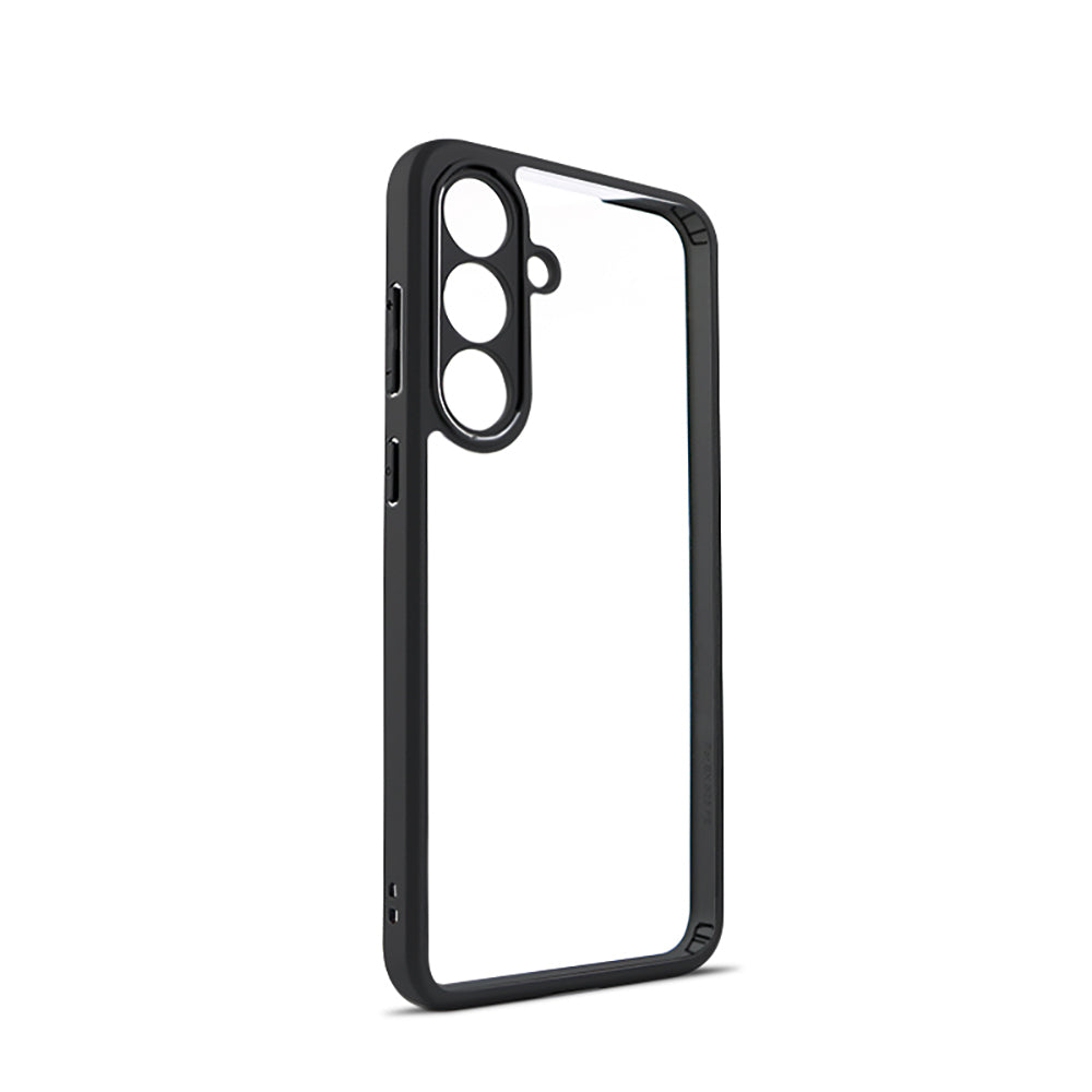 Galaxy S25 FE Case Camera Protection Transparent Back Surface Zore New Roll Cover Black