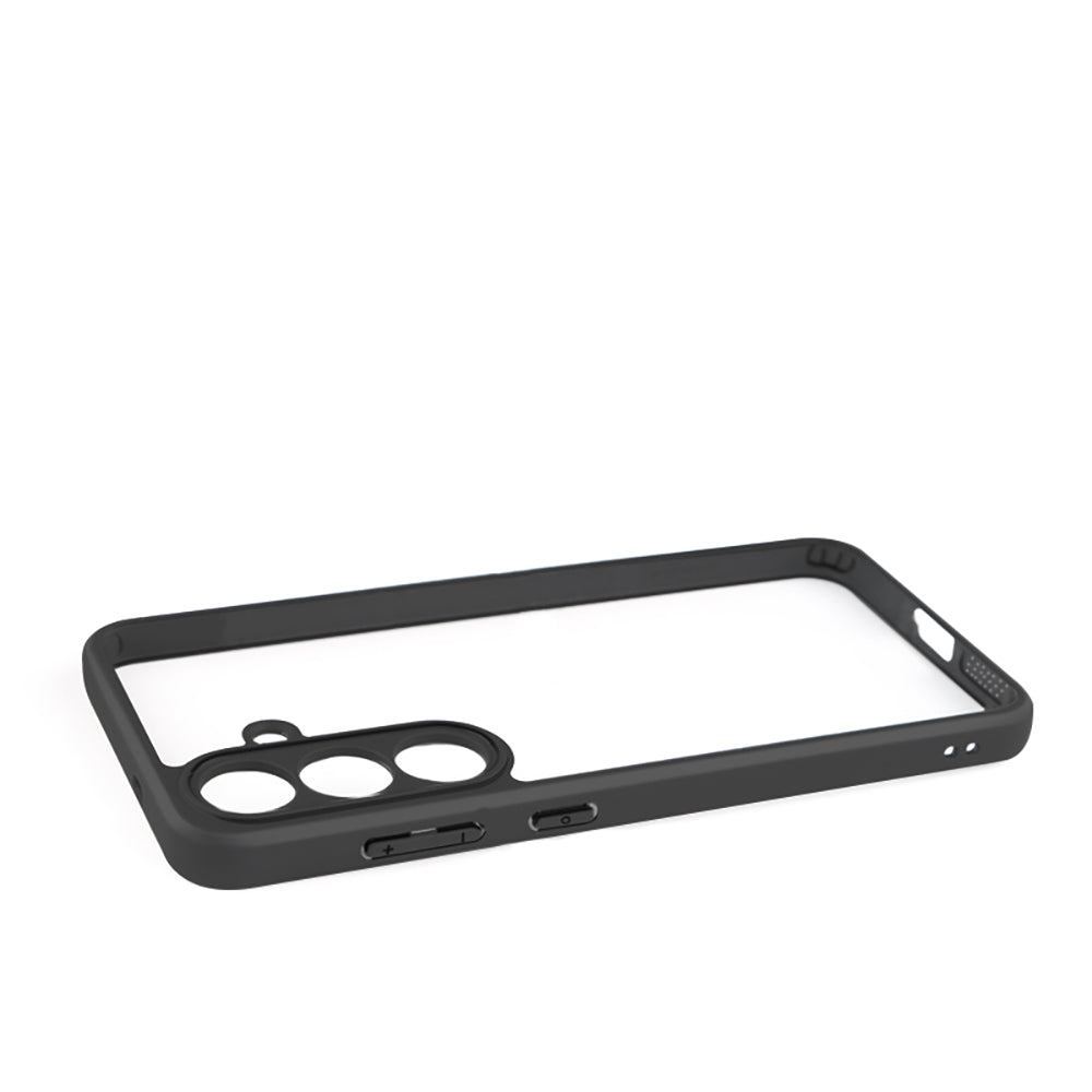 Galaxy S25 FE Case Camera Protection Transparent Back Surface Zore New Roll Cover Black