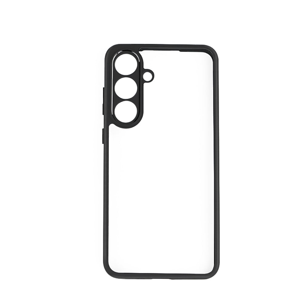 Galaxy S25 FE Case Camera Protection Transparent Back Surface Zore New Roll Cover Black