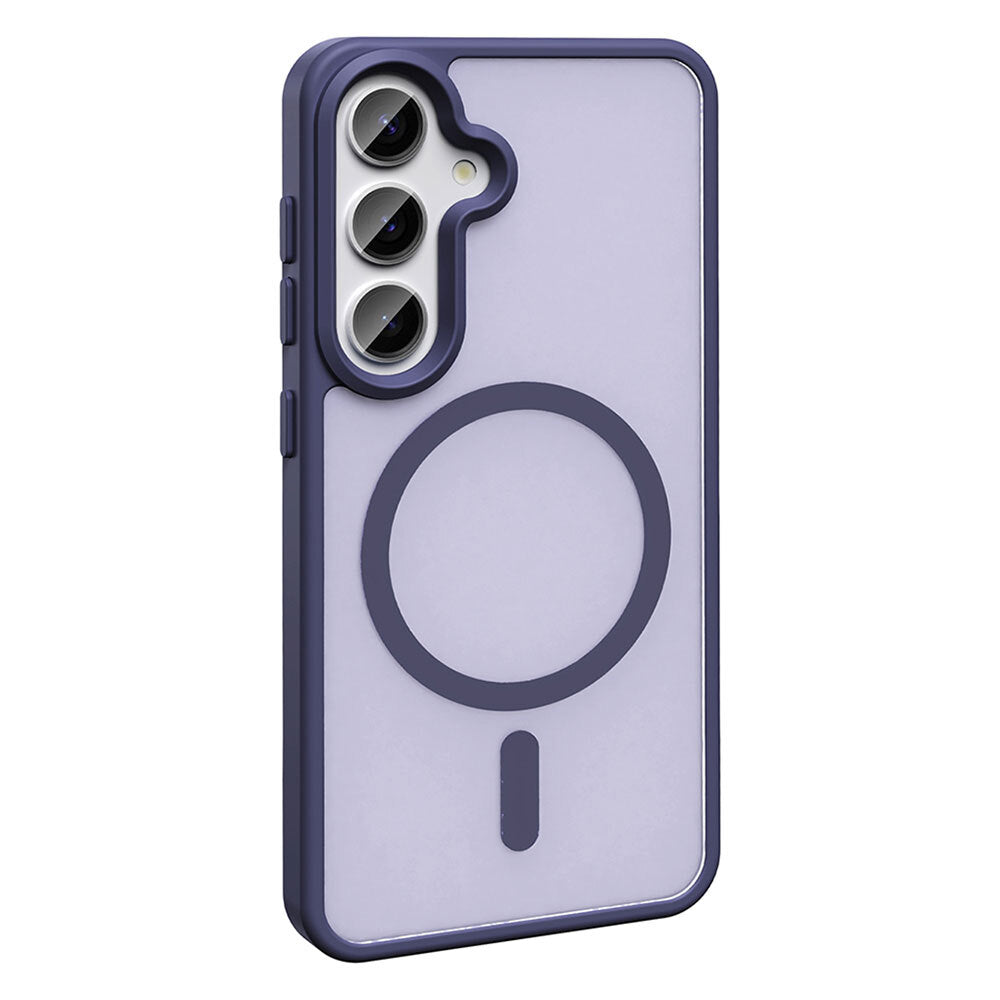 Galaxy S25 FE Case M-safe Charging Feature Matte Back Surface Zore Sio Cover Gray