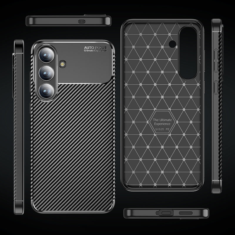 Galaxy S25 FE Case Zore Negro Silicone Cover Black