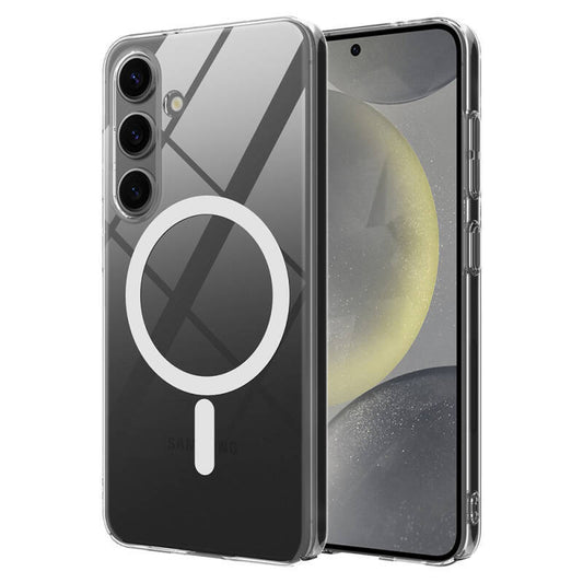 Galaxy S25 Case Camera Protection M-safe Hard PC Zore Porto Cover Transparent