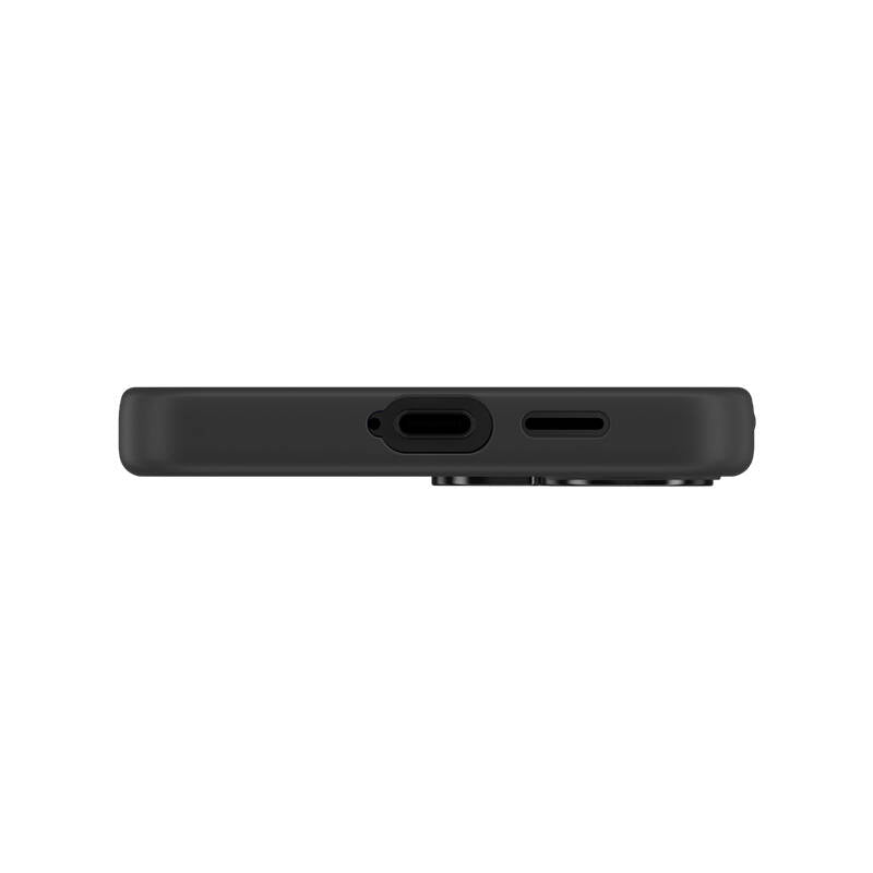 Galaxy S25 Case M-safe Charging Feature Transparent Back Surface Benks MagClap TPU Frame Cover Black
