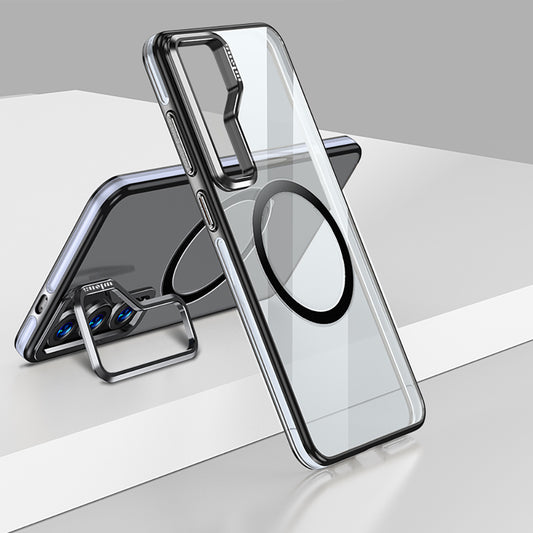 Galaxy S25 Kılıf M-safe Şarj Özellikli Wlons Standlı Efsane Kapak