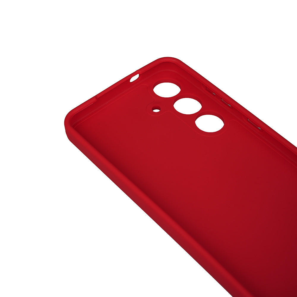 Galaxy S25 Case Zore Bias Silicone Red