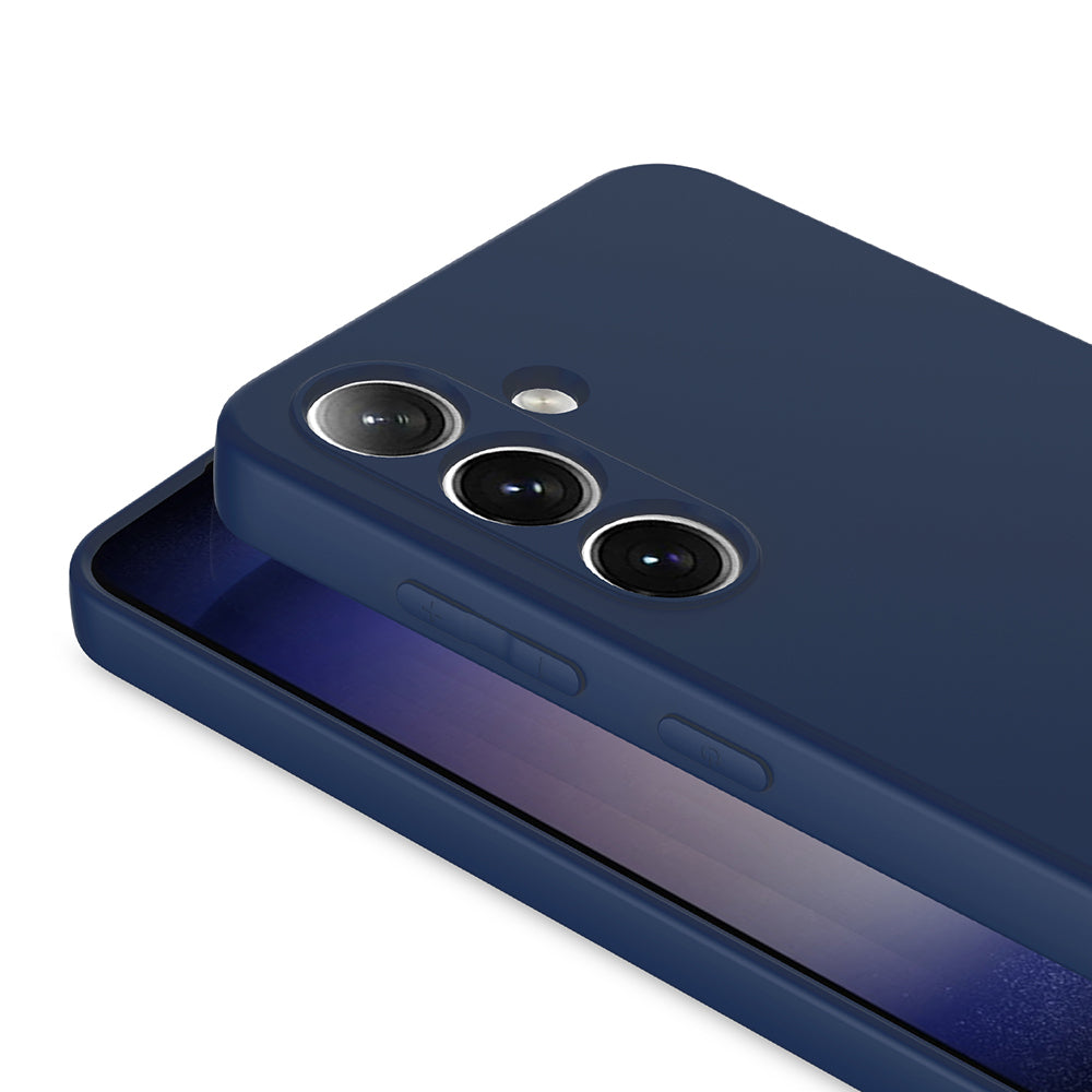 Galaxy S25 Case Zore Mara Launch Cover Navy Blue