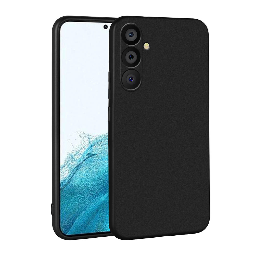 Galaxy S25 Case Zore Premier Silicone Cover Black