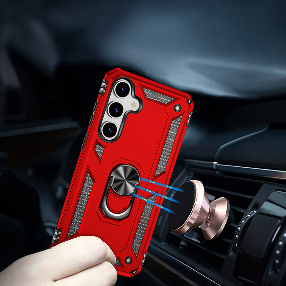 Galaxy S25 Case Zore Vega Cover Red