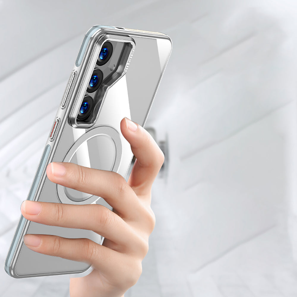 Galaxy S25 Plus Kılıf M-safe Şarj Özellikli Wlons Standlı Efsane Kapak Siyah