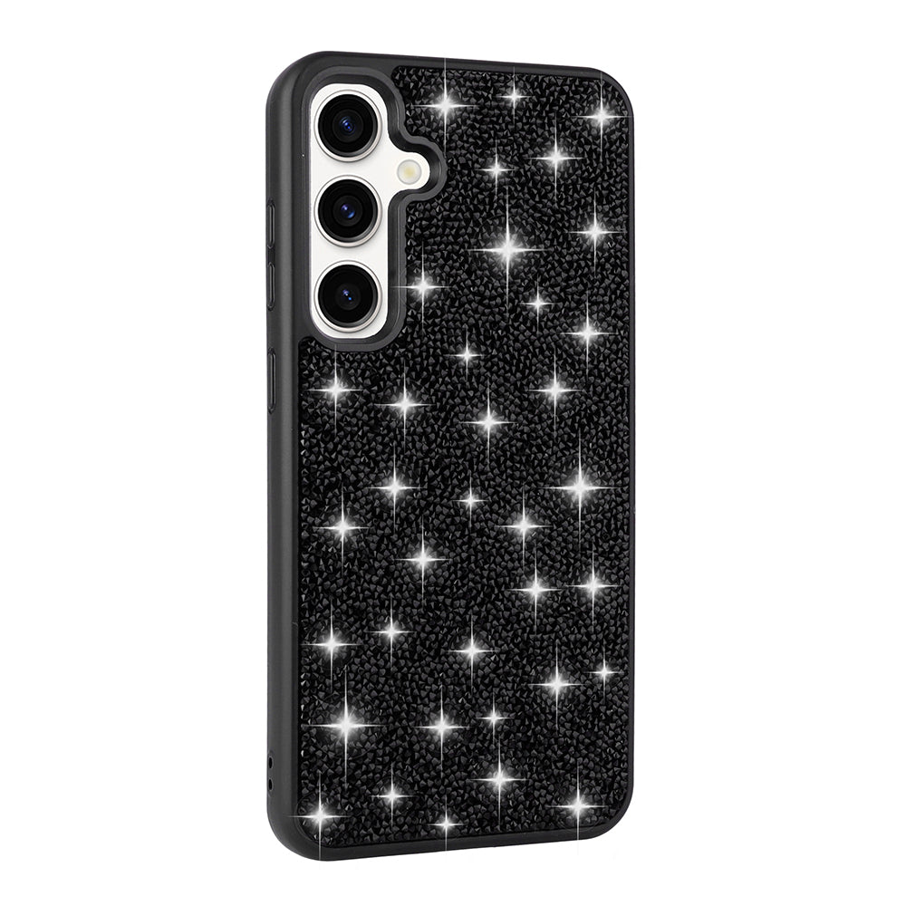 Galaxy S25 Plus Case Shiny Stone Design Zore Diamond Cover Pink