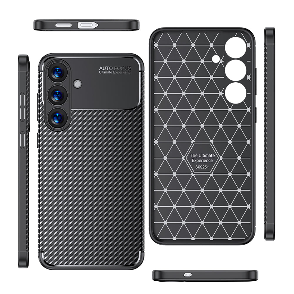 Galaxy S25 Plus Case Zore Negro Silicone Cover Black