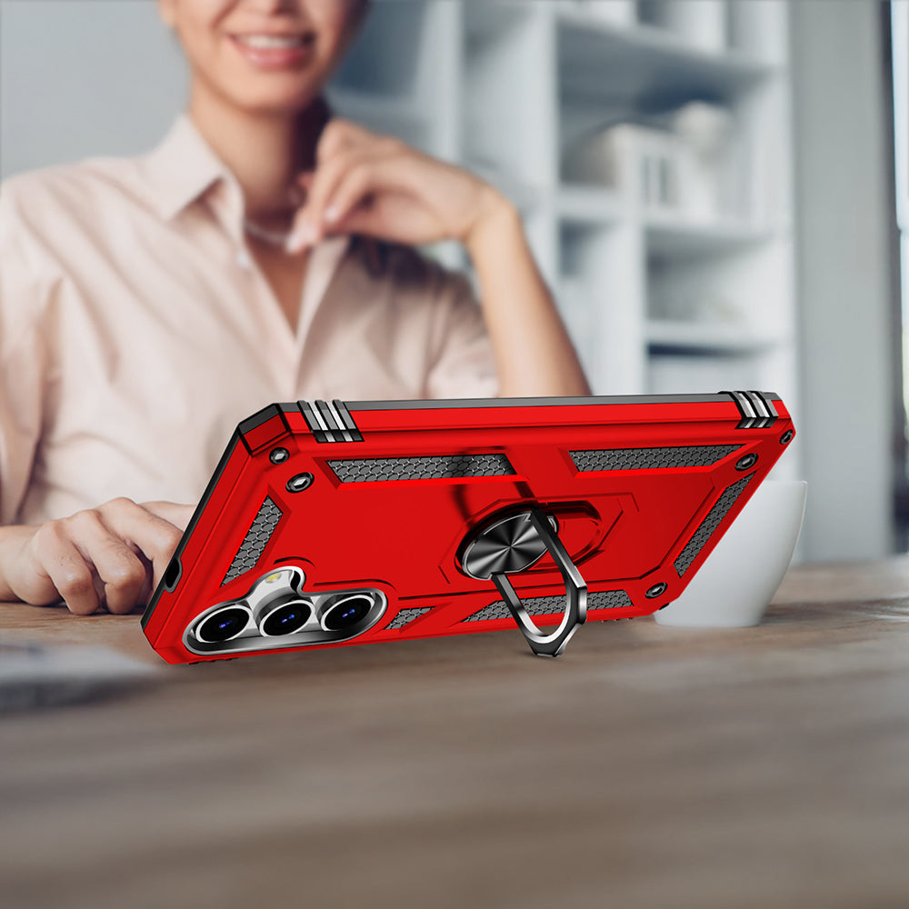 Galaxy S25 Plus Case Zore Vega Cover Red