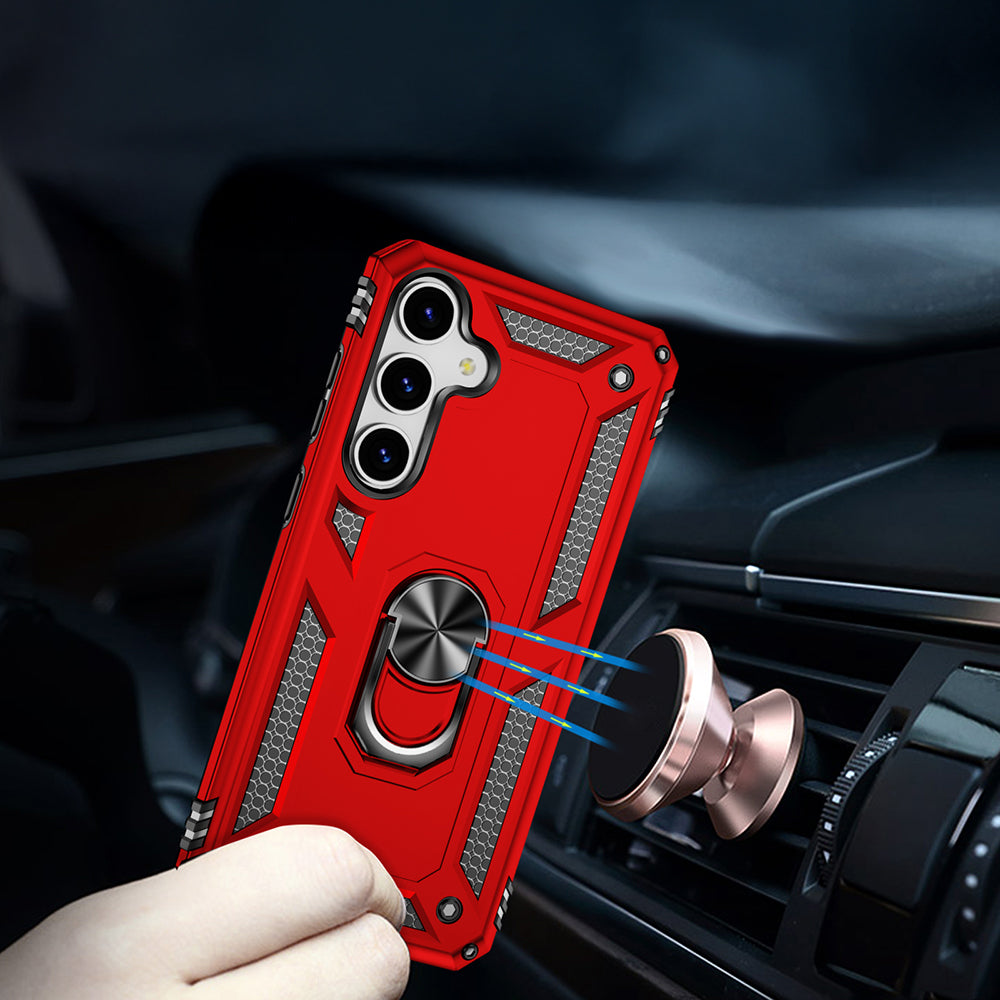 Galaxy S25 Plus Case Zore Vega Cover Red