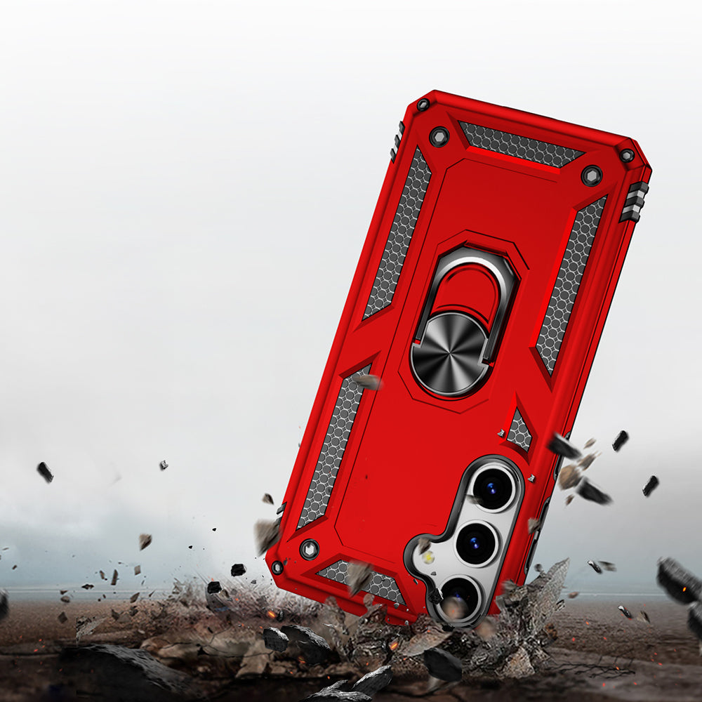 Galaxy S25 Plus Case Zore Vega Cover Red