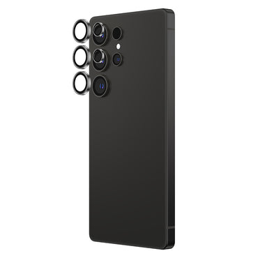 Galaxy S25 Ultra Amazingthing Titan Safir Kamera Lens Koruyucu + Kolay Uygulama Aparatlı Gümüş