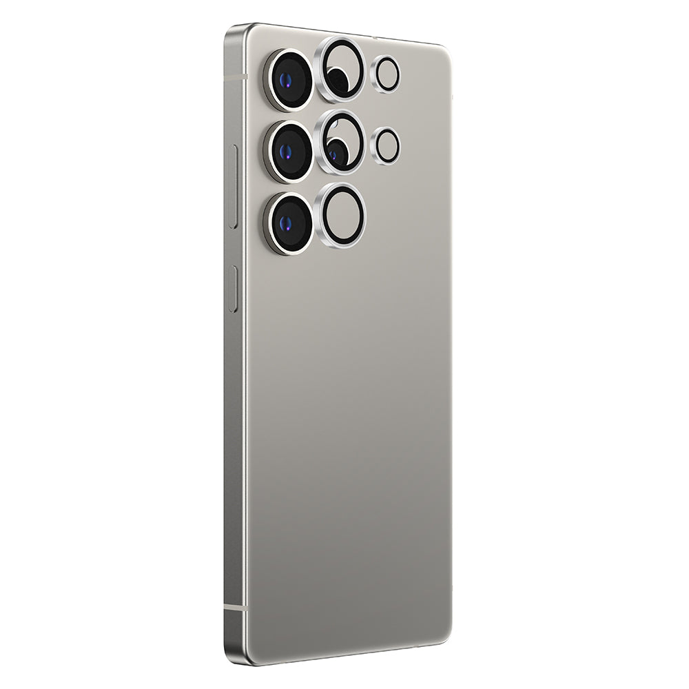 Galaxy S25 Ultra Amazingthing Titan Sapphire Camera Lens Protector + Easy Application Tool Silver