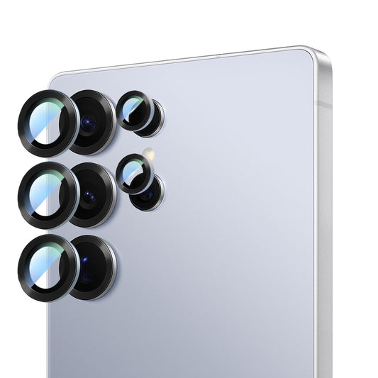 Galaxy S25 Ultra CaseWorld Alloy Serisi Oleofobik Anti Reflective Kamera Lens Koruyucu Mavi