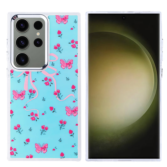 Galaxy S25 Ultra Airbag Design Zore Hadra Cover Kelebek