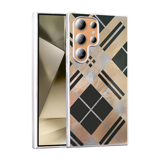 Galaxy S25 Ultra Case Patterned Zore Mep Cover Geometric