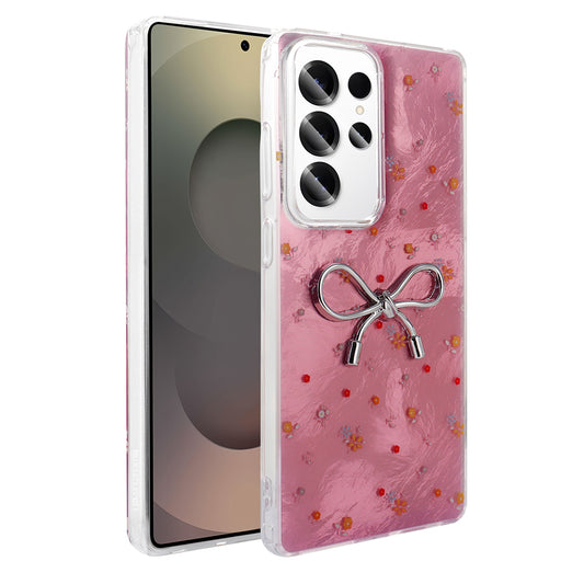 Galaxy S25 Ultra Case Camera Protection Figured Zore Ponti Silicone Cover Light Pink