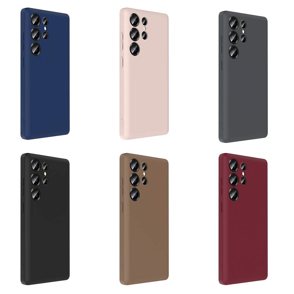 Galaxy S25 Ultra Case Camera Protection Card Holder Zore Vitra Cover Plum