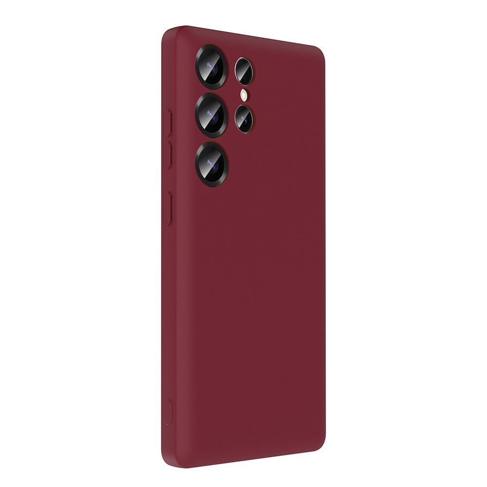 Galaxy S25 Ultra Case Camera Protection Card Holder Zore Vitra Cover Brown