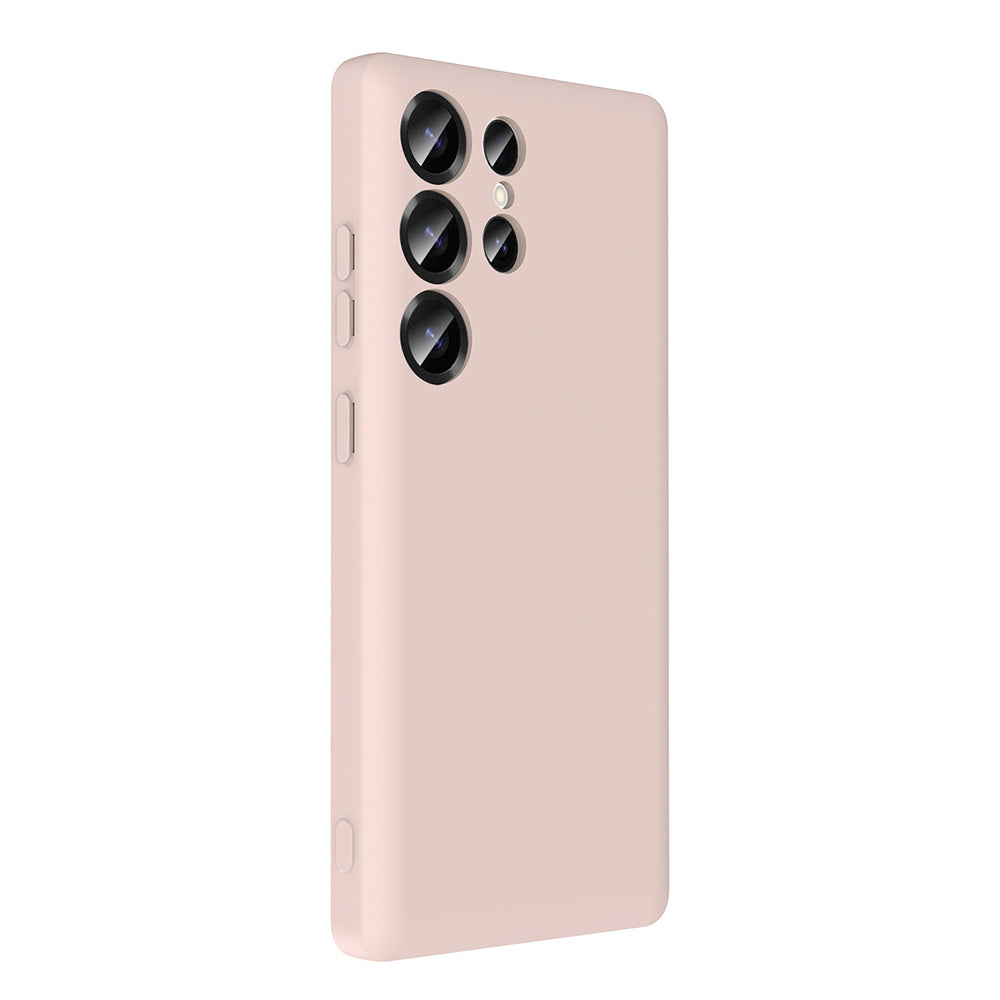 Galaxy S25 Ultra Case Camera Protection Card Holder Zore Vitra Cover Pink