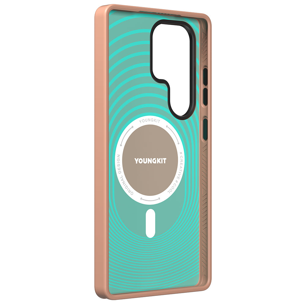 Galaxy S25 Ultra Case M-safe Charging Feature Youngkit Dynamag Series Cover Black