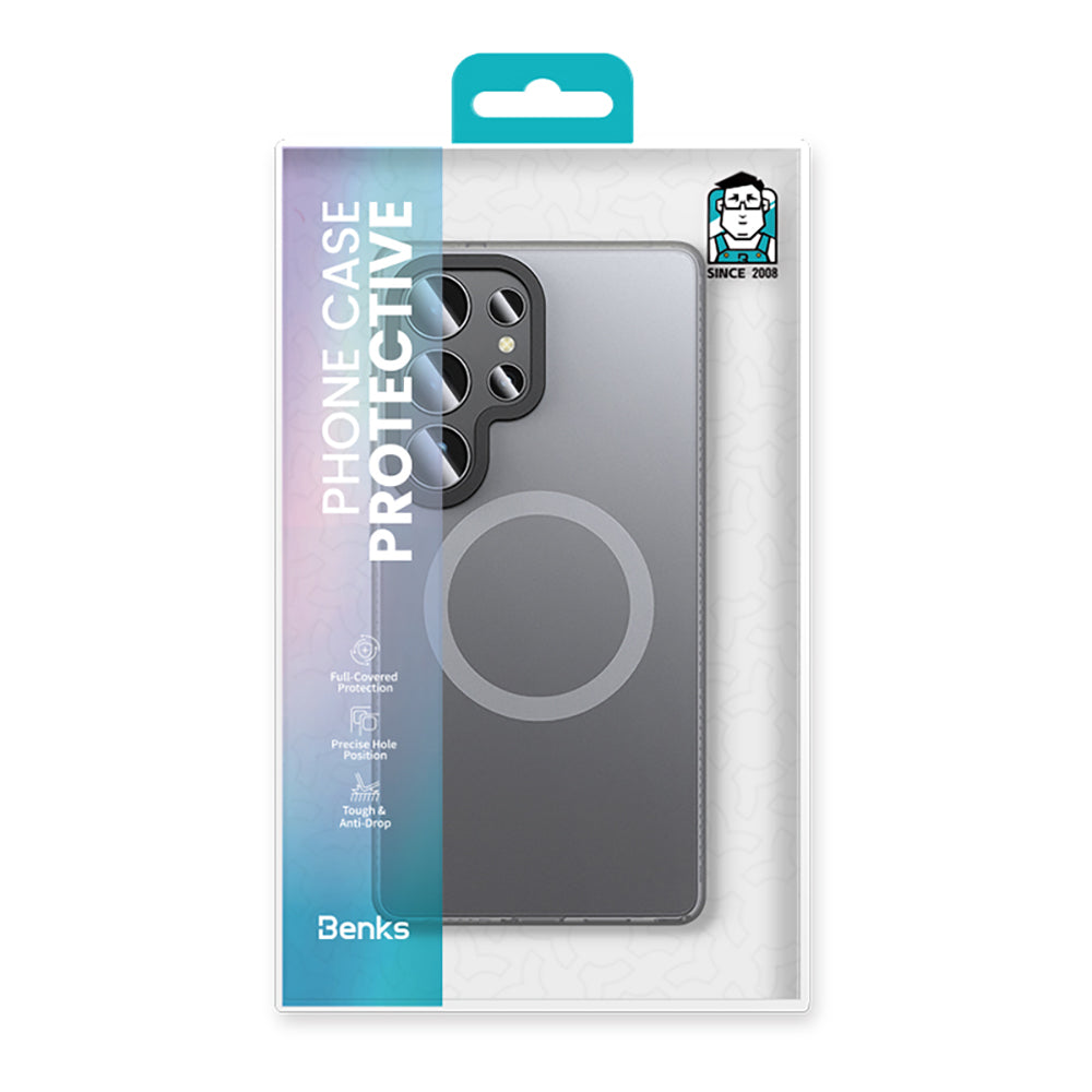 Galaxy S25 Ultra Case M-safe Charging Feature Benks Lucid Armor Cover Titanium