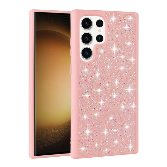 Galaxy S25 Ultra Case Shiny Stone Design Zore Diamond Cover Pink