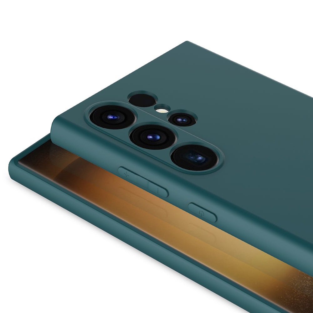 Galaxy S25 Ultra Case Zore Mara Launch Cover Dark Green