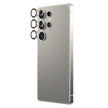 Galaxy S25 Ultra Amazingthing Anti Reflective Kamera Lens Koruyucu + Kolay Uygulama Aparatlı Siyah