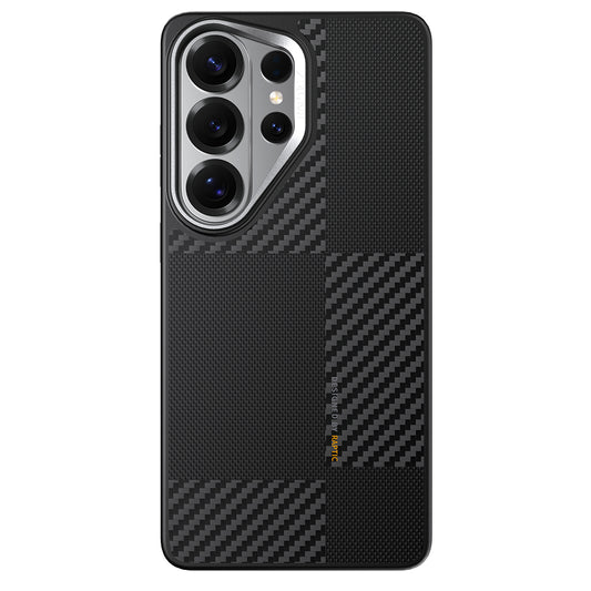 Galaxy S26 Ultra Kılıf M-safe Şarj Özellikli 600D Metal Kamera Çerçeveli Raptic Aramid Dual Serisi Kapak
