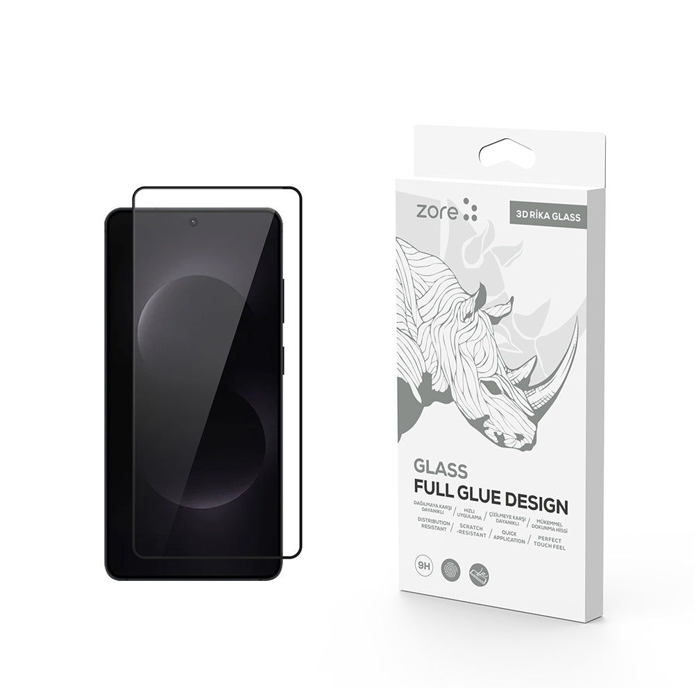 Galaxy S26 Ultra Zore Rika Premium Temperli Cam Ekran Koruyucu