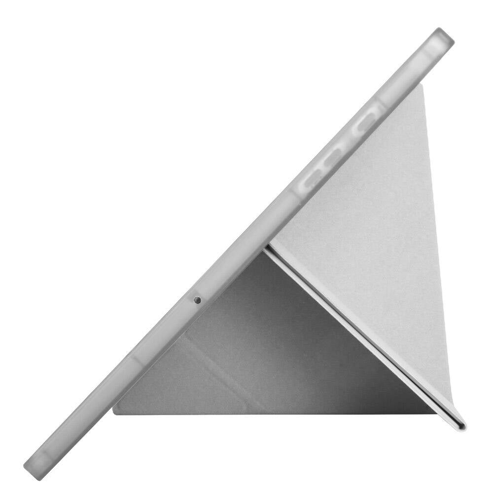 Galaxy Tab A9 Plus Case Zore Tri Folding Stand Case with Pen Compartment Lilac