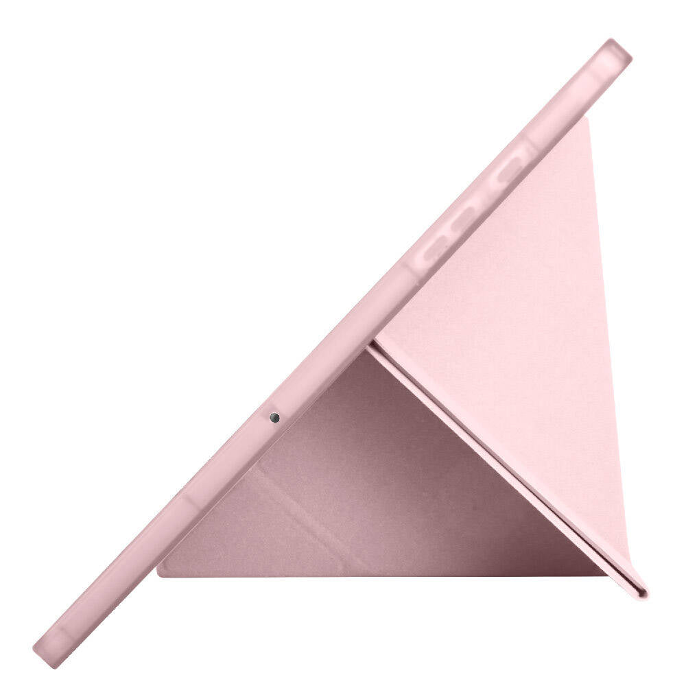 Galaxy Tab A9 Plus Case Zore Tri Folding Stand Case with Pen Compartment Lilac