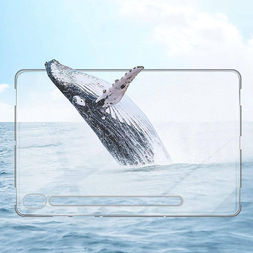Galaxy Tab S10 FE Case Zore Tablet Super Silicone Cover Colorless
