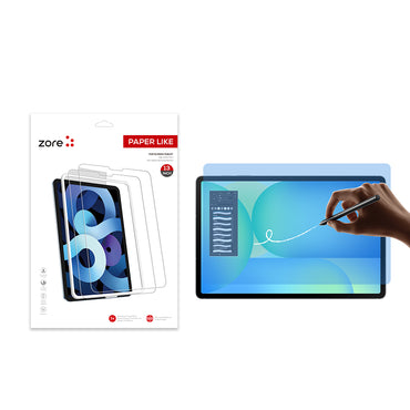 Galaxy Tab S10 FE Plus Paper-Feel Matte Zore Paper-Like Screen Protector Transparent