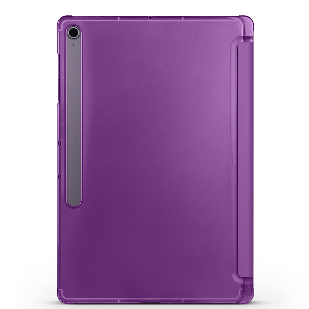 Galaxy Tab S10 FE Plus Zore Smart Cover with Pen Compartment and Stand 1-in-1 Case Navy Blue