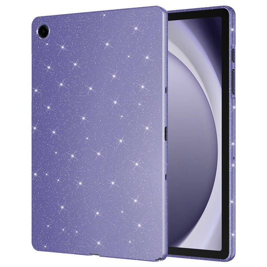 Galaxy Tab S10 FE Glittery Shiny Zore Tablet Cotton Case Deep Purple