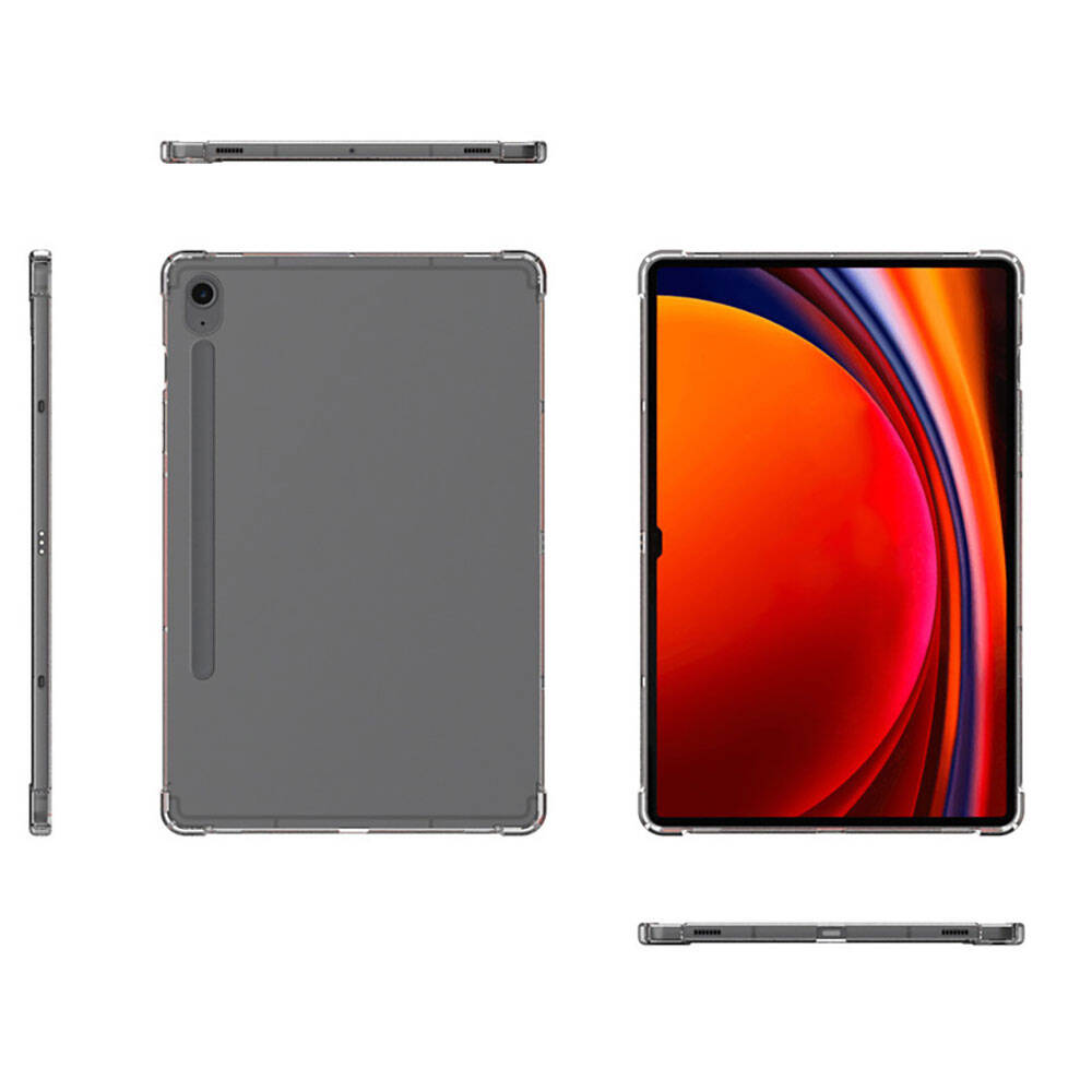 Galaxy Tab S10 Lite Case Zore Tablet Nitro Anti Shock Silicone Cover Colorless