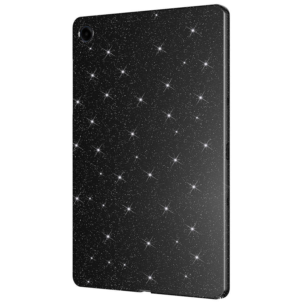 Galaxy Tab S10 Lite Glitter Shiny Look Zore Tablet Cotton Case Silver