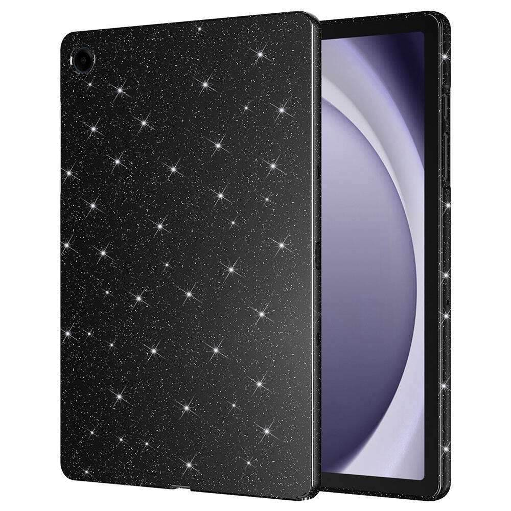 Galaxy Tab S10 Lite Glitter Shiny Look Zore Tablet Cotton Case Pink Dark