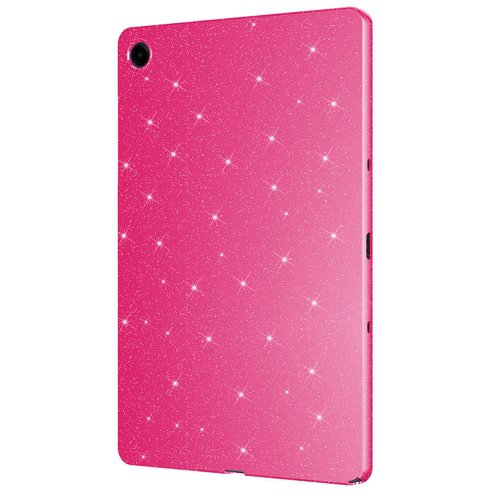 Galaxy Tab S10 Lite Glittery Shiny Zore Tablet Cotton Case Deep Purple